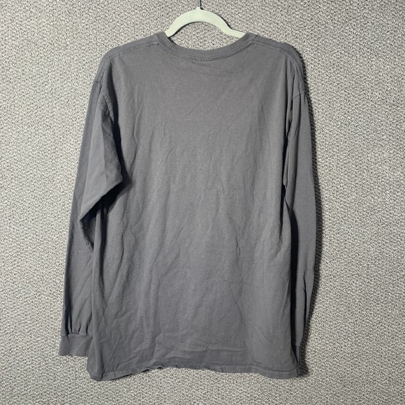 GMBG Gas Monkey Bar N Grill Mens Shirt Large Gray Long Sleeves Graphic Biker - Picture 4 of 8